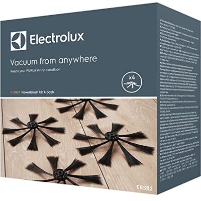 Electrolux ERSB2 Kit, Set de brosses latérales pour Robots Pure i9 et RX9, Brosses durables et efficaces, Captation de poussière optimale, Mise en Place Facile, Noir Electrolux ERSB2 Kit, Set de brosses latérales pour Robots Pure i9 et RX9, Brosses durables et efficaces, Captation de poussière optimale, Mise en Place Facile, Noir