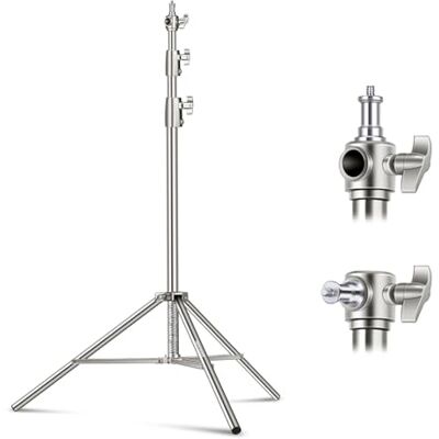 Support d'éclairage en acier inoxydable Neewer 10226m - Robuste et lourd Support d'éclairage en acier inoxydable Neewer 10226m - Robuste et lourd
