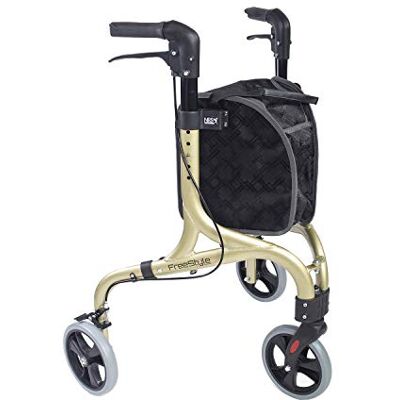 Déambulateur à 3 roues Freestyle de NRS Healthcare - Champagne Déambulateur à 3 roues Freestyle de NRS Healthcare - Champagne