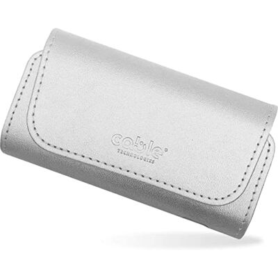 Cable Technologies Étui en éco cuir de haute qualité compatible avec IQOS 3/3 Duo/2,4/2,4 Plus, étui en toile et cuir PU, organisateur, Coque/sac de transport électronique, Argent luxueux, Étui Iqos Cable Technologies Étui en éco cuir de haute qualité compatible avec IQOS 3/3 Duo/2,4/2,4 Plus, étui en toile et cuir PU, organisateur, Coque/sac de transport électronique, Argent luxueux, Étui Iqos