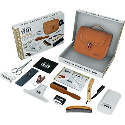 BARBER TOOLS Kit de toilettage pour barbe - Ensemble d'outils BARBER TOOLS Kit de toilettage pour barbe - Ensemble d'outils