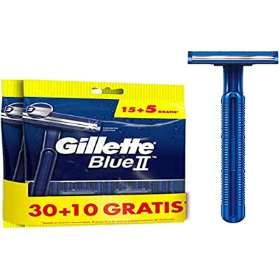 Gillette Blue II Rasoirs jetables - 30 unités Gillette Blue II Rasoirs jetables - 30 unités