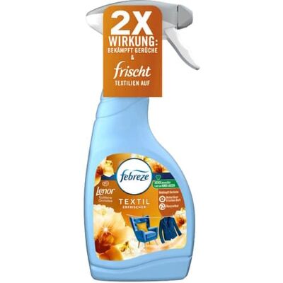 Febreze Lenor Orchidée d'or - Spray désodorisant textile - Lot de 3 Febreze Lenor Orchidée d'or - Spray désodorisant textile - Lot de 3