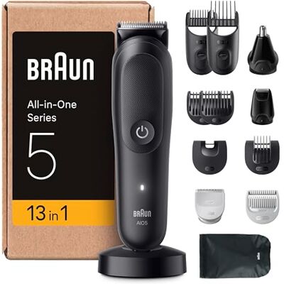 Braun AIO5565 - Tondeuse avec kit de toilettage 13-en-1 Braun AIO5565 - Tondeuse avec kit de toilettage 13-en-1