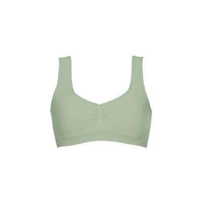 Trigema Bustier pour femme en microfibre – Sans coutures – Encolure et emmanchures avec caoutchouc – 512311, Thé vert., 3XL Trigema Bustier pour femme en microfibre – Sans coutures – Encolure et emmanchures avec caoutchouc – 512311, Thé vert., 3XL