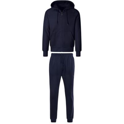 Trigema Survêtement pour homme, bleu, XXL Trigema Survêtement pour homme, bleu, XXL