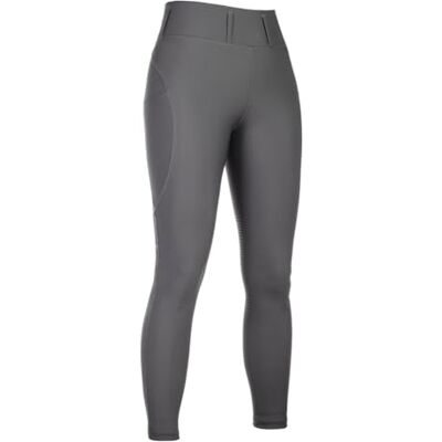 HKM Jil Legging d'équitation taille haute en silicone pour femme, gris, taille 28 HKM Jil Legging d'équitation taille haute en silicone pour femme, gris, taille 28