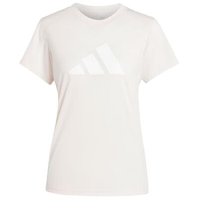 adidas Femme Train Essentials Big Performance Logo Training Tee, putty mauve/white, M adidas Femme Train Essentials Big Performance Logo Training Tee, putty mauve/white, M