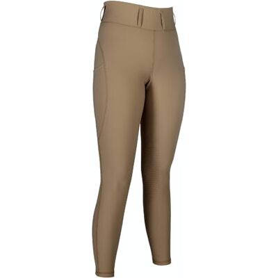 HKM Jil Legging d'équitation taille haute en silicone pour femme, beige, taille 42 HKM Jil Legging d'équitation taille haute en silicone pour femme, beige, taille 42