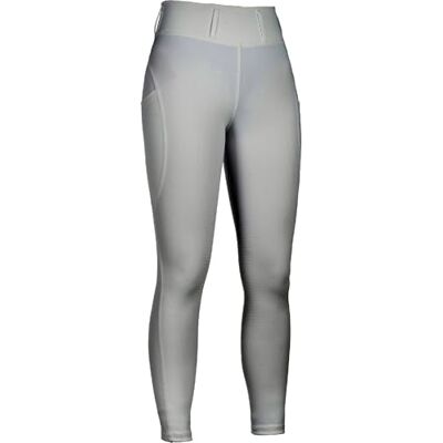 HKM Jil Legging d'équitation taille haute en silicone pour femme, blanc, taille 30 HKM Jil Legging d'équitation taille haute en silicone pour femme, blanc, taille 30