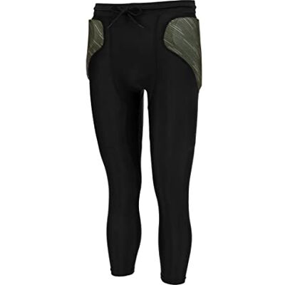 Reusch Pantalon de gardien de but de football Padded Eco Short 3/4 avec rembourrage cousu Reusch Pantalon de gardien de but de football Padded Eco Short 3/4 avec rembourrage cousu
