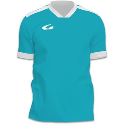GEMS JN12-0330 Bonn Homme Long Maillot Blanc/Turquoise Taille XXL GEMS JN12-0330 Bonn Homme Long Maillot Blanc/Turquoise Taille XXL