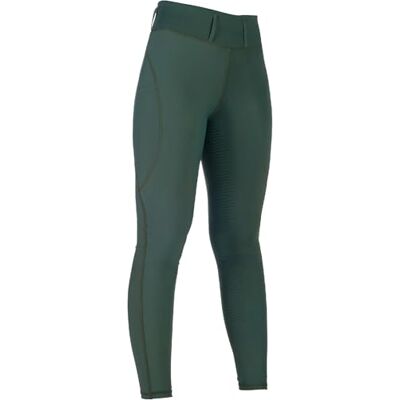 HKM Jil Legging d'équitation taille haute en silicone pour fille Vert olive 13/15 ans HKM Jil Legging d'équitation taille haute en silicone pour fille Vert olive 13/15 ans
