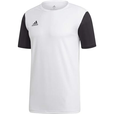 adidas Estro 19 JSY T-Shirt Homme, blanc/Noir, XL adidas Estro 19 JSY T-Shirt Homme, blanc/Noir, XL