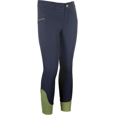 HKM Claire Pantalon d'équitation en silicone pour fille, bleu foncé, 158/164 HKM Claire Pantalon d'équitation en silicone pour fille, bleu foncé, 158/164