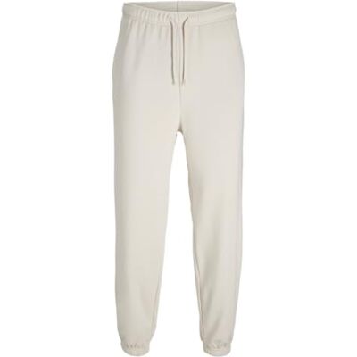 JACK & JONES Pantalon de jogging pour homme, coupe droite, Beige clair, S JACK & JONES Pantalon de jogging pour homme, coupe droite, Beige clair, S
