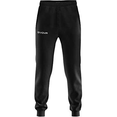 Givova All Sport Pantalon de sport unisexe pour adultes, Noir, S Givova All Sport Pantalon de sport unisexe pour adultes, Noir, S