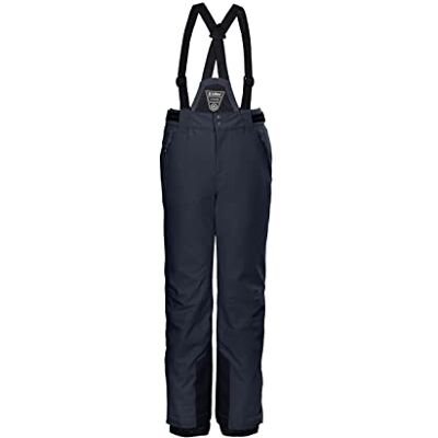 Killtec Pantalon de ski fonctionnel KSW 77 GRLS SKI PNTS avec bavette zippée, jupe pare-neige et protection des bords, bleu marine, taille 116, Bleu marine Killtec Pantalon de ski fonctionnel KSW 77 GRLS SKI PNTS avec bavette zippée, jupe pare-neige et protection des bords, bleu marine, taille 116, Bleu marine