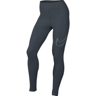 NIKE Women's Full Length Tight W Nsw Pe Shine Hr Tght, Deep Jungle, FB8766-328, XL NIKE Women's Full Length Tight W Nsw Pe Shine Hr Tght, Deep Jungle, FB8766-328, XL