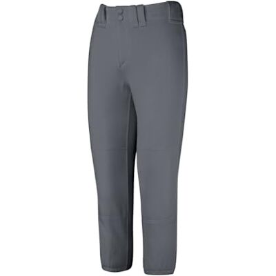 Mizuno Fastpitch Pantalon de softball taille basse avec ceinture pour femme adulte Mizuno Fastpitch Pantalon de softball taille basse avec ceinture pour femme adulte