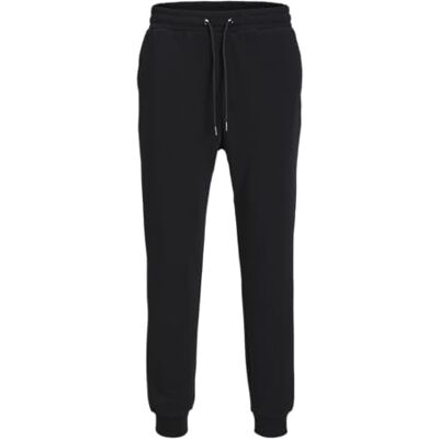 JACK & JONES Jpstgordon Jjbradley Pantalon de jogging pour homme, Noir, 46 JACK & JONES Jpstgordon Jjbradley Pantalon de jogging pour homme, Noir, 46