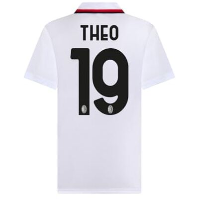AC Milan Maglia Replica Stadio Saison 2024/2025, Home Theo Mixte (lot de 1) AC Milan Maglia Replica Stadio Saison 2024/2025, Home Theo Mixte (lot de 1)