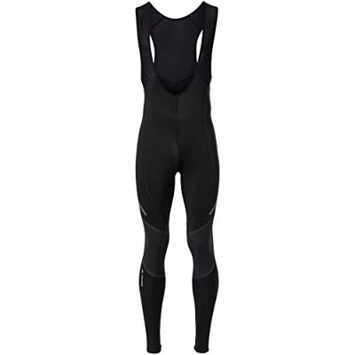 VAUDE Me Active Warm Tights W/O SC Collants Homme, Noir/Argenté (Black/Silver), L VAUDE Me Active Warm Tights W/O SC Collants Homme, Noir/Argenté (Black/Silver), L