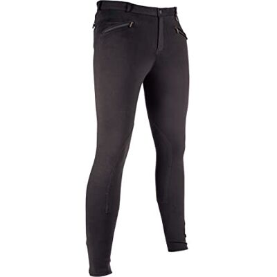 HKM Pantalon d'équitation basique 9100 pour homme Noir 44-9100 Noir Taille 44 HKM Pantalon d'équitation basique 9100 pour homme Noir 44-9100 Noir Taille 44