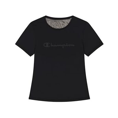 Champion Legacy W T-shirt performance à col rond pour femme Coupe dos nu (KK001), taille S, Noir (Kk001), S Champion Legacy W T-shirt performance à col rond pour femme Coupe dos nu (KK001), taille S, Noir (Kk001), S