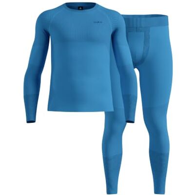 Odlo Fundamentals Performance Ensemble de sous-vêtements thermiques pour homme T-shirt thermique à manches longues et pantalon thermique Sous-vêtements de ski chauds Ensemble pour homme Odlo Fundamentals Performance Ensemble de sous-vêtements thermiques pour homme T-shirt thermique à manches longues et pantalon thermique Sous-vêtements de ski chauds Ensemble pour homme