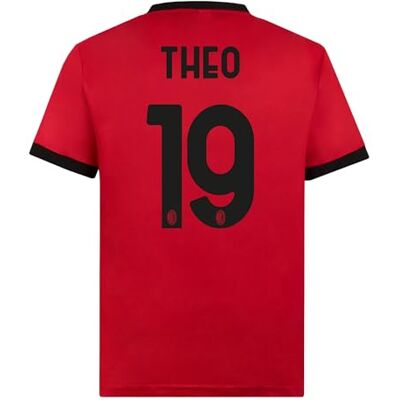 AC Milan Maillot Accueil Réplique Stade, Maillot de Football Maison, Officiel, Saison 2023/24 AC Milan Maillot Accueil Réplique Stade, Maillot de Football Maison, Officiel, Saison 2023/24