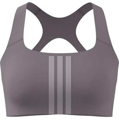 adidas dam Optime Workout 3-Stripes Medium Support Bra, preloved fig/ice purple, XS adidas dam Optime Workout 3-Stripes Medium Support Bra, preloved fig/ice purple, XS