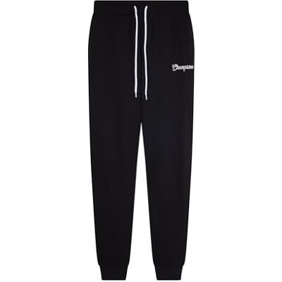 Champion Legacy Pantalon graphique côtelé pour femme, L, noir, Noir, L Champion Legacy Pantalon graphique côtelé pour femme, L, noir, Noir, L