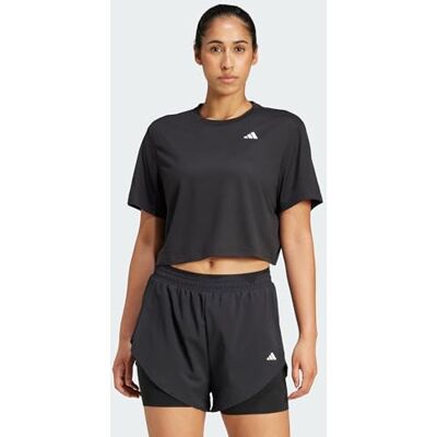 adidas Femme Train Essentials Boxy Workout Shirt, black, XXS adidas Femme Train Essentials Boxy Workout Shirt, black, XXS