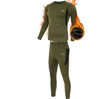 MEETYOO Ensemble de sous-Vêtements Thermiques Homme, Sport Base Layer Maillot Manches Longues Pantalon Quick Dry Sou Vetement pour L'entraînement Ski Running Randonnée MEETYOO Ensemble de sous-Vêtements Thermiques Homme, Sport Base Layer Maillot Manches Longues Pantalon Quick Dry Sou Vetement pour L'entraînement Ski Running Randonnée
