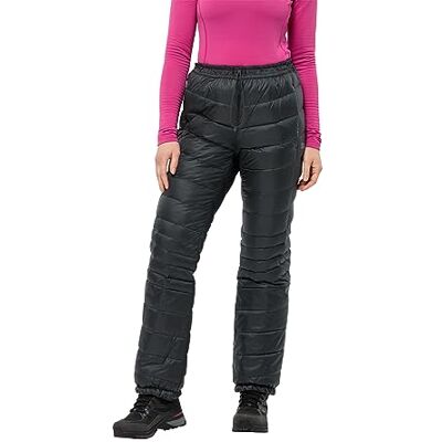 Jack Wolfskin Nebelhorn Down Pants W Pantalon de randonnée pour femme, Noir, L Jack Wolfskin Nebelhorn Down Pants W Pantalon de randonnée pour femme, Noir, L