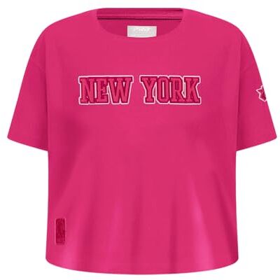 Pro Standard Big Girls NBA Classic Triple T-shirt à manches courtes en coton rose, Violet Violet beetroot, XL Pro Standard Big Girls NBA Classic Triple T-shirt à manches courtes en coton rose, Violet Violet beetroot, XL