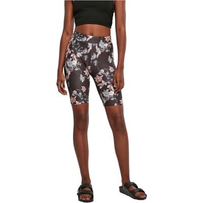 Urban Classics Ladies Soft AOP Cycle Shorts Yoga Femme, Blacksoftflower, S Urban Classics Ladies Soft AOP Cycle Shorts Yoga Femme, Blacksoftflower, S