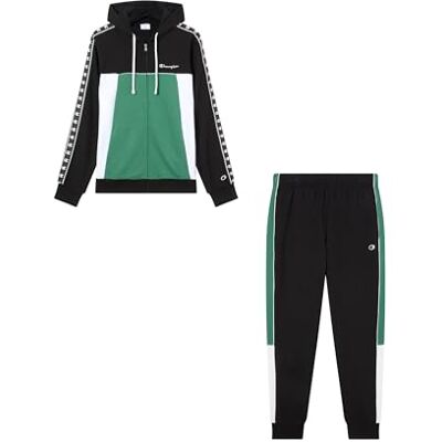 Champion Men-Sweatsuit Survêtement Noir (KK001), S Homme Champion Men-Sweatsuit Survêtement Noir (KK001), S Homme