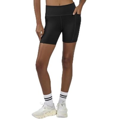 Reebok Short de cyclisme Lux High Rise pour femme, Noir, XXS Reebok Short de cyclisme Lux High Rise pour femme, Noir, XXS