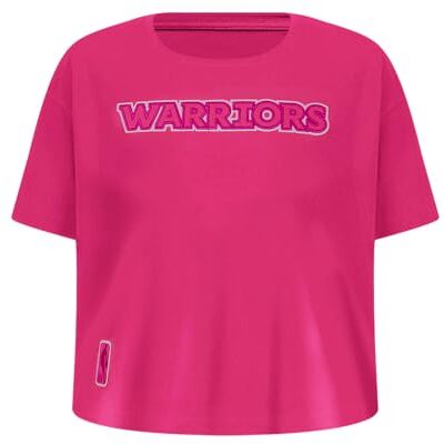 Pro Standard Big Girls NBA Classic Triple T-shirt à manches courtes en coton rose, Violet Violet beetroot, S Pro Standard Big Girls NBA Classic Triple T-shirt à manches courtes en coton rose, Violet Violet beetroot, S