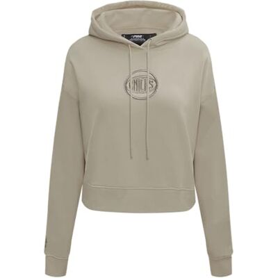 Pro Standard Sweat à capuche NBA Neutral W FLC Cropped Po pour femme, taupe, L, taupe, L Pro Standard Sweat à capuche NBA Neutral W FLC Cropped Po pour femme, taupe, L, taupe, L