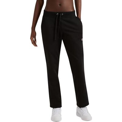Champion Women's Fleece Open Bottom Pants M Black Champion Women's Fleece Open Bottom Pants M Black