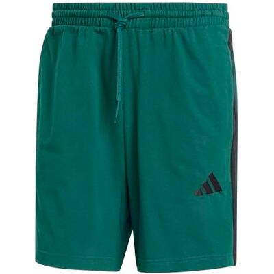 adidas Homme Essential Three Stripes Single Jersey Short 7In Shorts, collegiate green/black, XXL adidas Homme Essential Three Stripes Single Jersey Short 7In Shorts, collegiate green/black, XXL