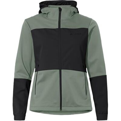 VAUDE Damen Fonctionnelle Veste Qimsa Capuche Softshell II - femme - vert - 42 VAUDE Damen Fonctionnelle Veste Qimsa Capuche Softshell II - femme - vert - 42