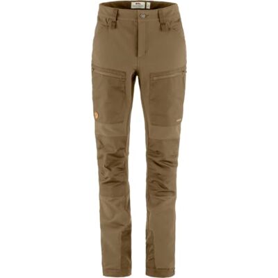 Fjällräven KEB AGILE WINTER TROUSERS W - Pantalon de trekking - marron Fjällräven KEB AGILE WINTER TROUSERS W - Pantalon de trekking - marron