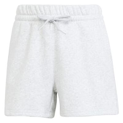 adidas Femme Essentials Small Logo Feel Cozy Shorts, light grey heather/white, XXS adidas Femme Essentials Small Logo Feel Cozy Shorts, light grey heather/white, XXS
