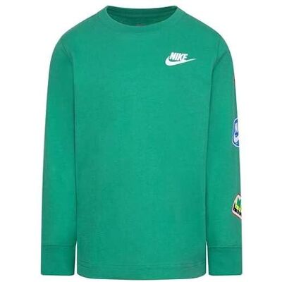 T-shirt à Manches Longues Retro Autocollant pour Enfants - Vert Sport T-shirt à Manches Longues Retro Autocollant pour Enfants - Vert Sport