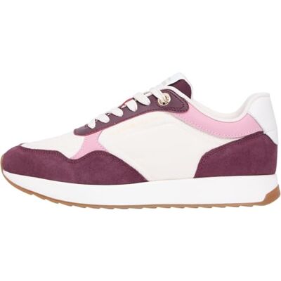 Tommy Hilfiger FW0FW08950 Baskets basses pour femme Mélange de matières Beige Crème Taille 36, Beige crème doux, 36 EU Tommy Hilfiger FW0FW08950 Baskets basses pour femme Mélange de matières Beige Crème Taille 36, Beige crème doux, 36 EU