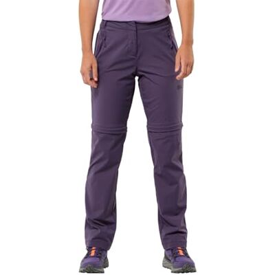 Jack Wolfskin Glastal Zip Off Pants W Pantalon de randonnée Softshell pour l'extérieur Femme Jack Wolfskin Glastal Zip Off Pants W Pantalon de randonnée Softshell pour l'extérieur Femme